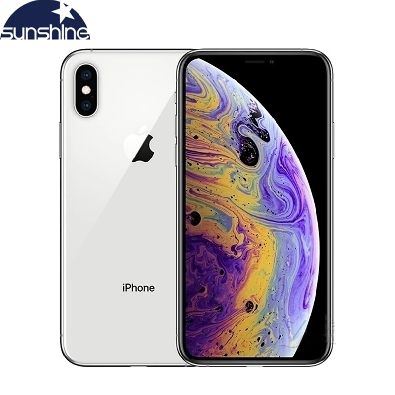 Original Apple iPhone XS Unlocked Entsperrt 4G LTE handy 5,8 ''12.0MP 4G RAM 64G/256/512G ROM Gesicht ID Handy iPhone XS