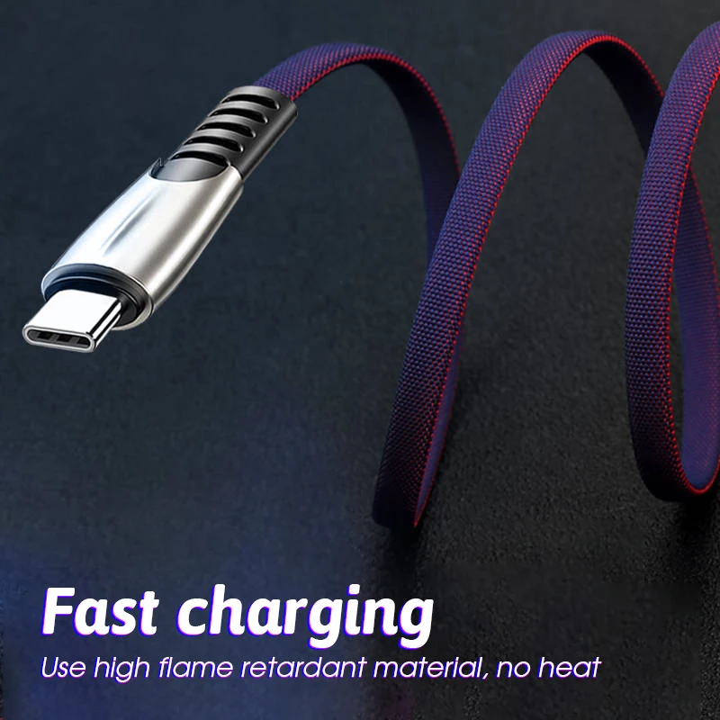 Кабель usb type C для Xiaomi Redmi Note 7 8 mi 9 кабель быстрой зарядки и синхронизации данных USB
