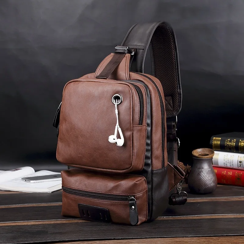 

Fashion Men Bags Outdoor Backpack Trend Male Handbags Leisure Time Single Shoulder Messenger