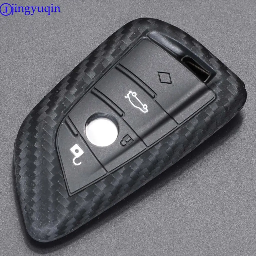Чехол для ключей jingyuqin силиконовый чехол Fibler BMW X1 X3 X4 X5 X6 F15 F16 F48 G30 G38 525 540 740 1 2 5 7 Series