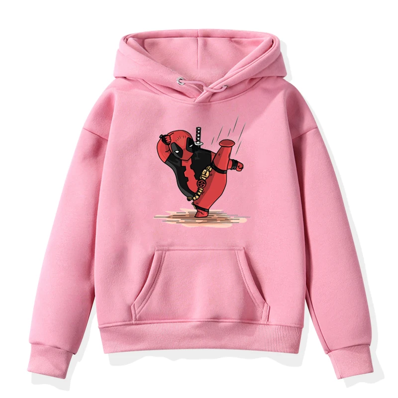 Deadpool/Детские толстовки с капюшоном для мальчиков и девочек; Верхняя одежда; принт супергероев; толстовка с капюшоном для малышей; одежда для маленьких девочек; Верхняя одежда для мальчиков; Moletom - Цвет: Hoodies 5