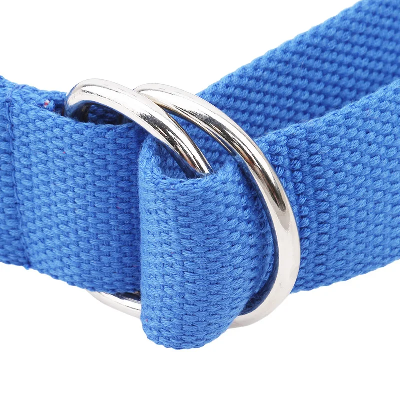 Ремень холщовый унисекс повседневный ремень с пряжкой в виде кольца 5