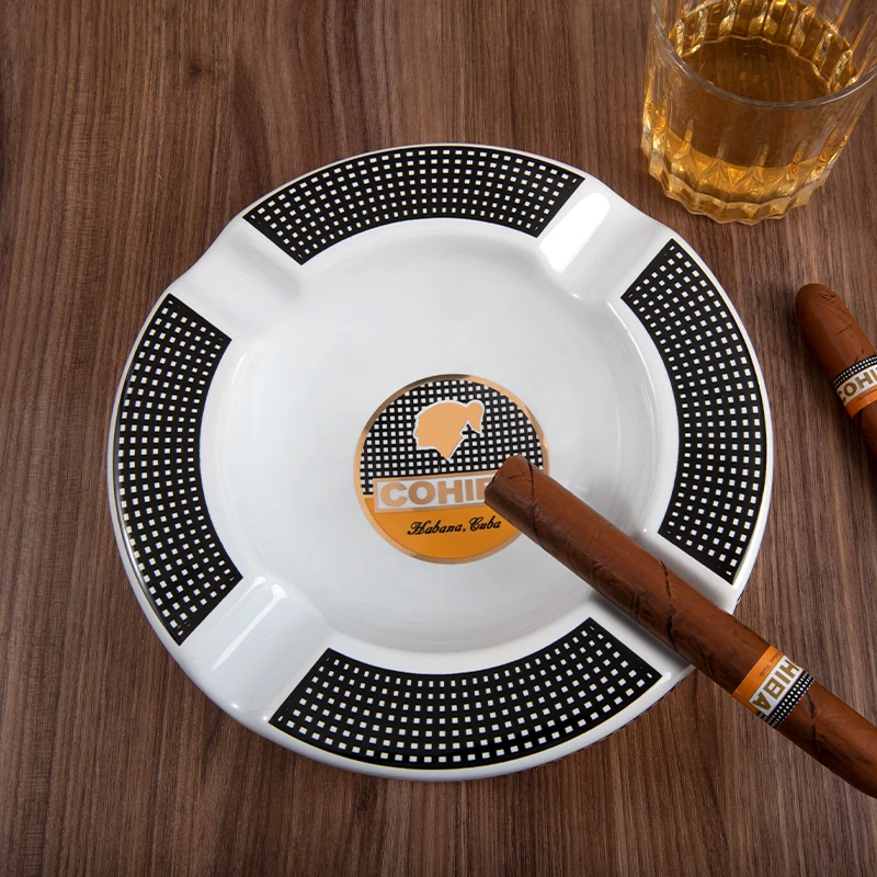 Cohiba Cigar Ashtray Big Ashtrays For 8" Round Cigarettes Large Rest