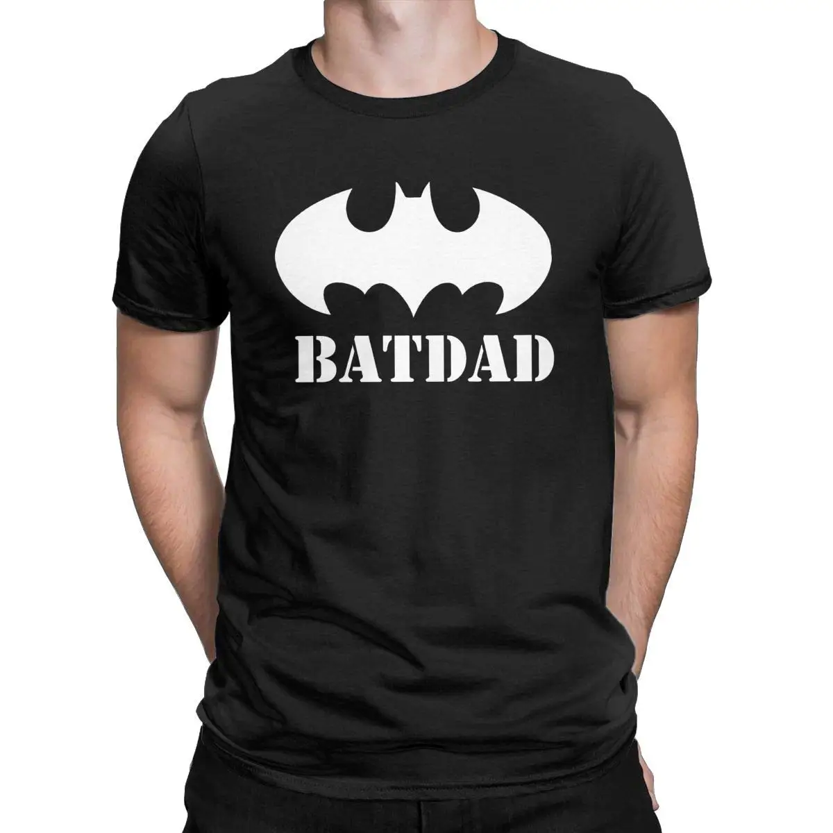 FGHFG Super Batdad Bat Hero Funny T Shirt Gifts Dad Father Uncle Tops Tees for Men |