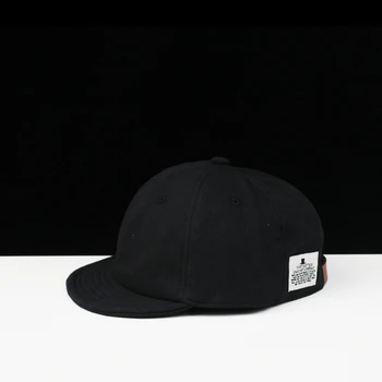 

Spring and summer short-brimmed peaked cap American hipster retro hat female street short-brimmed baseball cap male