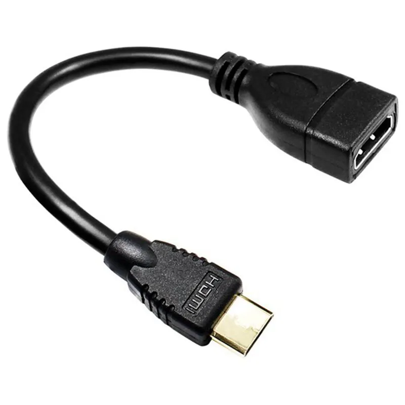Мини-hdmi Мужской к HDMI Женский Кабель-адаптер Шнур 1080P#8