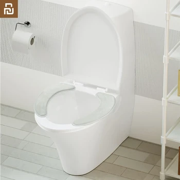 

new Youpin toilet seat Selected flannel no trace adsorption easy to remove and wash warm winter protable for trip healthy