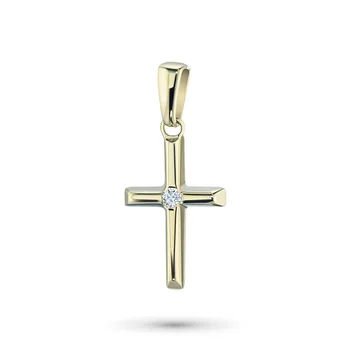 

Pendant made of yellow gold with diamond e0301pd08182100