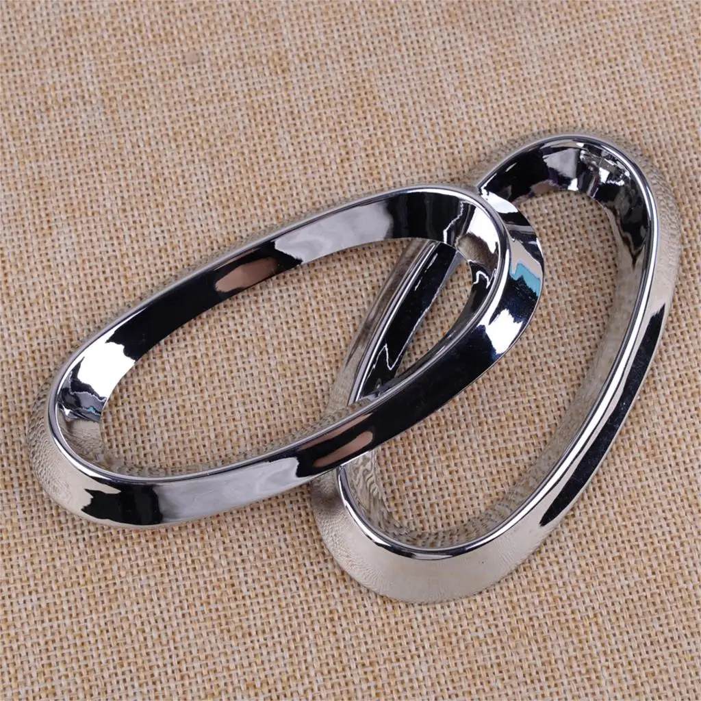 

DWCX Chrome Side Signal Turn Light Lamp Cover Trim Garnish Styling ABS Fit for Nissan X-Trail T31 2008 2009 2010 2011 2012 2013