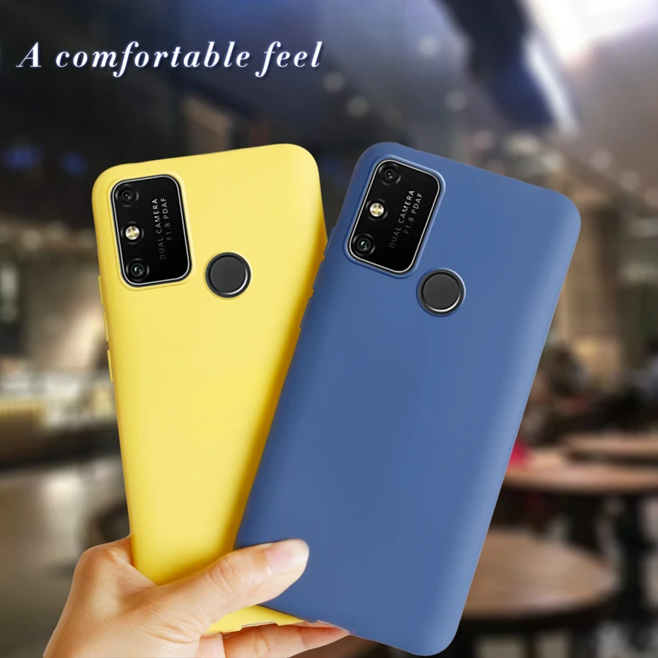 สำหรับ Huawei Honor 9A กรณี Honor 9A 9 Honor9A MOA LX9N ซิลิโคนกัน ...