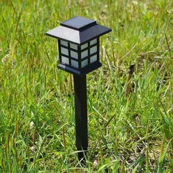 Mini lampe LED solaire rétro classique pour pelouse, idéal pour un palais 