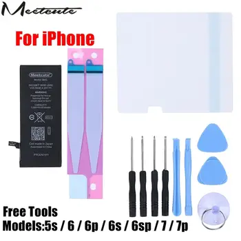 

Meetcute Original Phone Battery For Apple iPhone 5s 6 6P 6s Plus Replacement Batteries 1715mAh 2750mAh + Free Tools