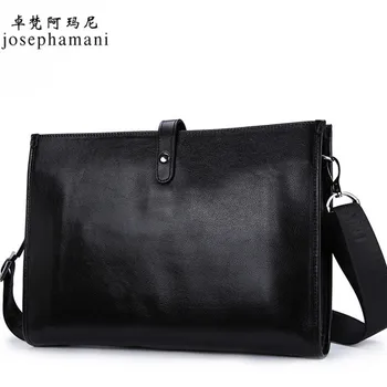 

men genuine leather shoulder bag High-end JOSEPHAMANI Brand messenger bag New bolsa feminina free shipping