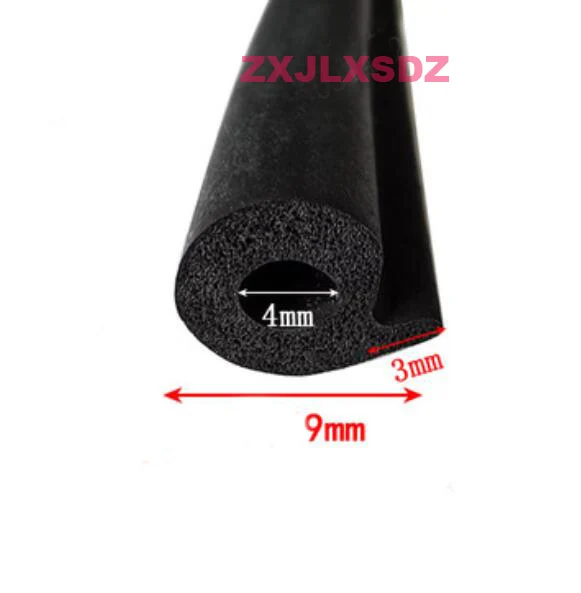 EPDM Rubber Foam Hose Rubber Pipe Foam Sealing Strip Car Door filler Strip 4mm x 9mm