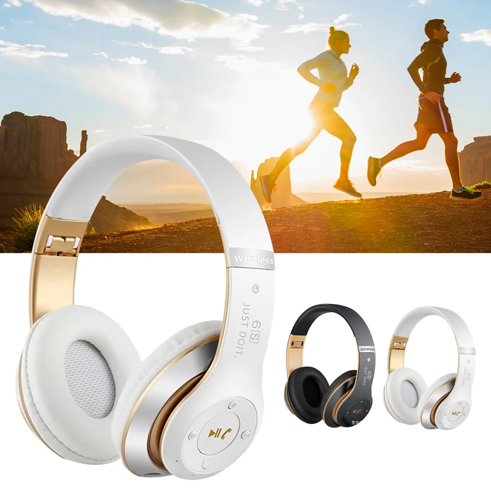 Головной телефон HiFi бас наушники Беспроводная bluetooth-гарнитура наушники Bluetooth 4,5 стерео телефон планшет ПК гарнитура на голову