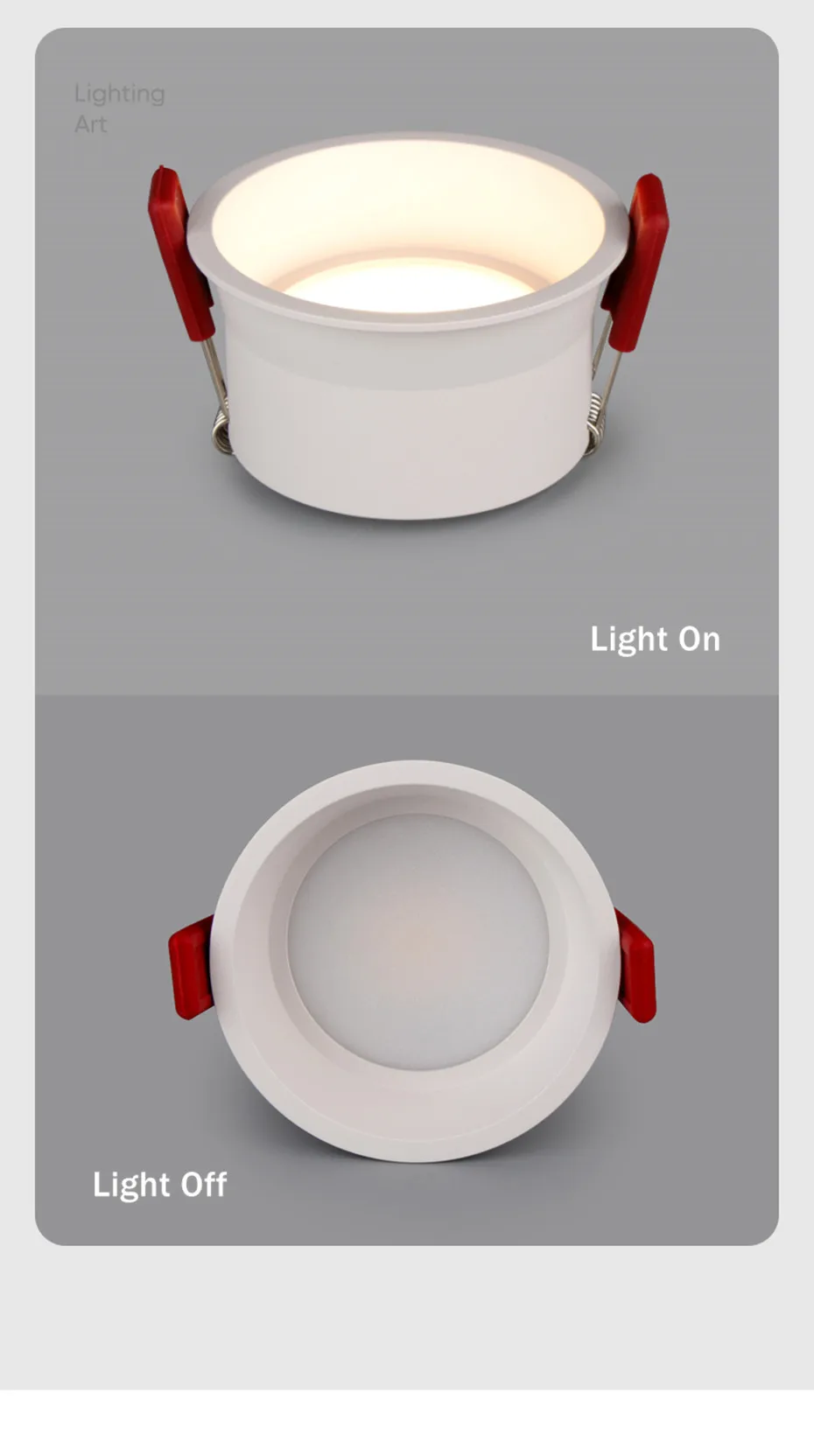 Recessed Downlight Dimmable Led Lamp Deep Anti-Glare Led Spot 5W 7W 12W 15W Lighting Living Room Bedroom Hotel Cafe Ceiling Lamp