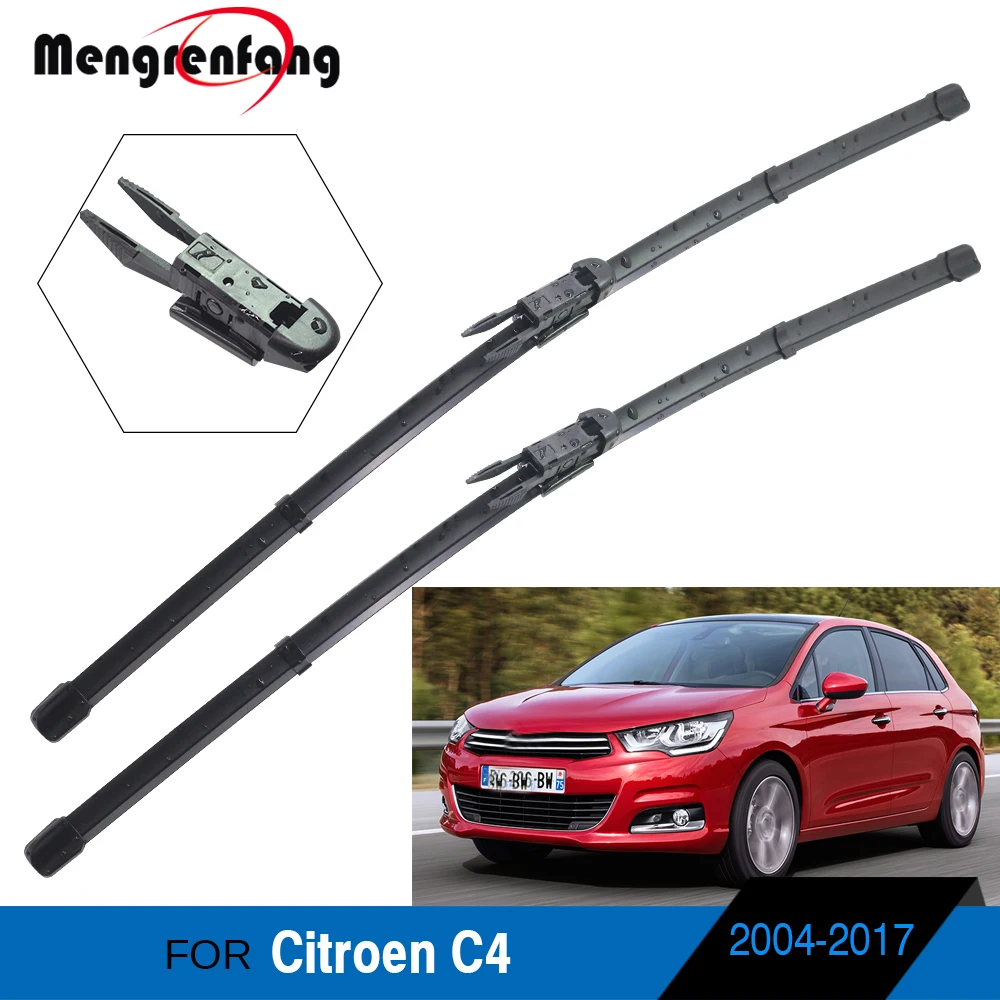 Щетки стеклоочистителя для Citroen C4 мягкие резиновые щетки с J-образным крюком и