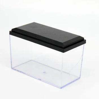 

Acrylic Dustproof Display Box Kids Toy Car Storage Case Assembled Building Block Container with Cover 10x5x6cm