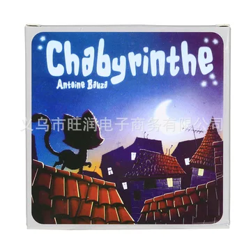 

Anti-Human Chabyrinthe Explosive Cat English Party Funny Board Games Card