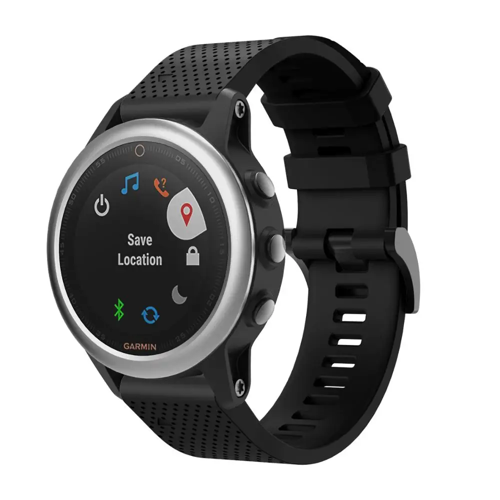 Силиконовый ремешок для часов Garmin Fenix 5S/5splus/6s/6s Pro Смарт часы браслет Quick Release браслет спортивные сменный ремешок
