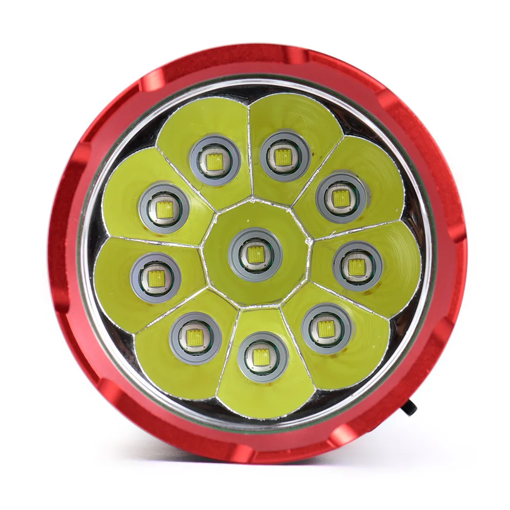 Supwildfire 30000lm 10 X Xm-l T6 светодиодный мощный цифровой дисплей охотничий фонарик Новое Уличное оборудование