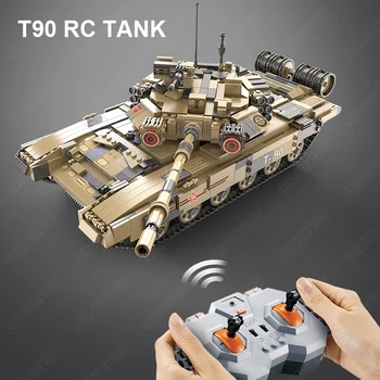 

CaDA T90 RC TANK Army Tank Toy 1722PCS Technic Building Blocks Bricks Remote Control Learning Educational Toy for Children Boys
