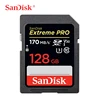 Carte SanDisk Extreme PRO SDHC SDXC UHS-I 64 go 128 go 256 go jusqu'à 170 mo/s Class10 C10 U3 V30 UHS-I 4K 32 go 95 mo/s pour caméra ► Photo 1/6