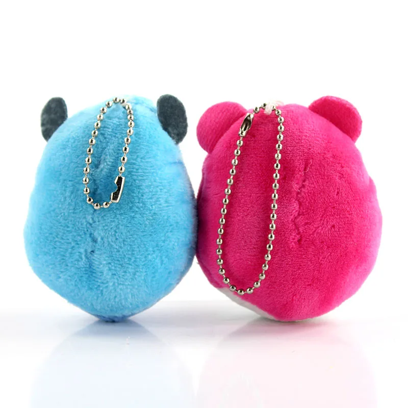 8 см 10 шт./лот милые Sullivan Sulley плюшевые подвески мультфильм розовый клубника медведь брелок мягкие куклы лучшие подарки для детей