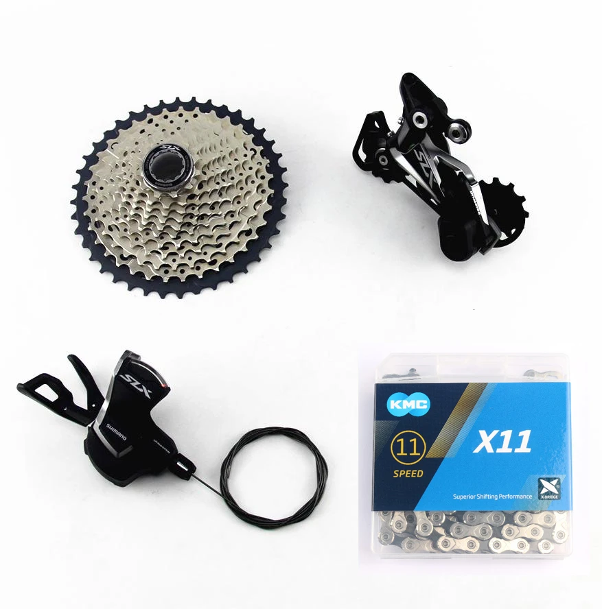 Shimano Slx speed 11-40 M7000 1x11 S/42/46 39d комплект включает поворотный рычаг - Цвет: SLX-X11 11-42T 4Pcs
