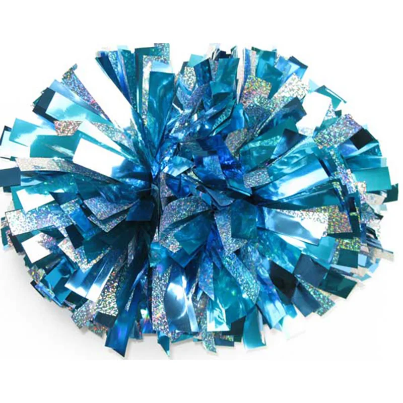 1PIECE,Cheerleader Cheerleader Cheerleading Pom Poms, Zebra, Lazer, Metallic, Holographic, Plastic, Price