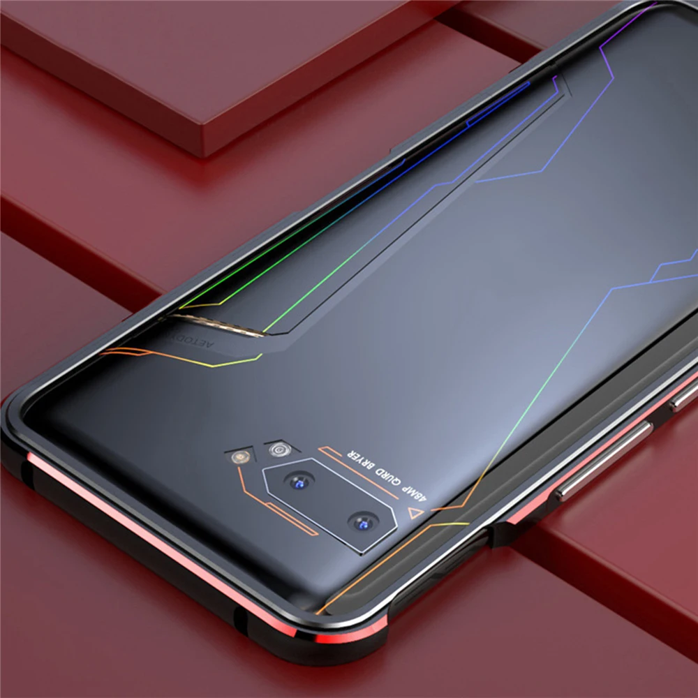 Жесткий защитный противоударный чехол-бампер для ASUS ROG2 ZS660KL с металлической рамкой, кантри игровые аксессуары для мобильных телефонов