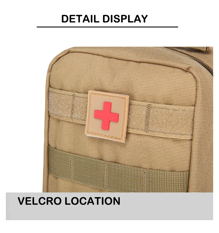 Molle Waist Army Bag Waterproof Sub-package Outdoor Medical Storage Bag Military Hiking Bag Climbing Camping Tactical Bag