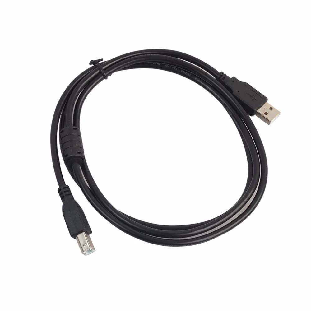 1,5 м 3 м USB 2,0 AM-TO-BM высокоскоростной кабель Свинец A в B длинный черный экранированный совместимый принтер сканеры жесткий диск стабильный