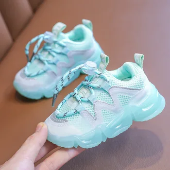 

Kids Shoes 2020 Autumn Baby Girls Casual Traines Children Fashion Sport Sneakers Boys Mesh Breathable Shoes