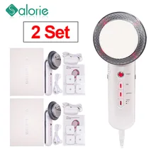 2 ensembles ultrasons Cavitation EMS gros brûleur minceur Massage perte de poids Machine avec Patch Lipo Anti Cellulite galvanique infrarouge