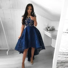 Сексуальные платья с высоким низом и кружевами в морском стиле, платья для выпускного вечера, вечерние платья, кружевные коктейльные платья vestido graduacion