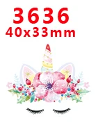 30 шт мультяшный персонаж плоское украшение из смолы PR 3496 - Цвет: 3636