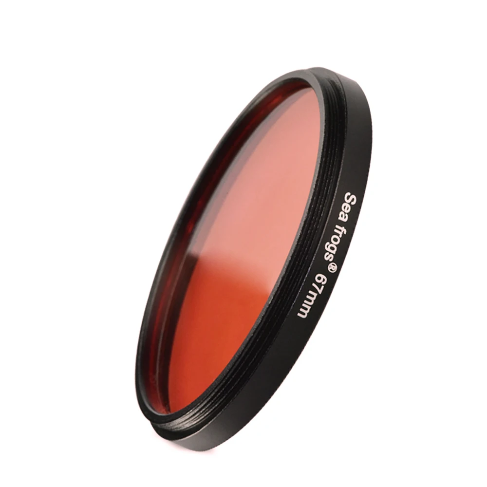 Scuba Waterproof 67MM Red Filter for Diving Underwater Photography Camera Housing 67mm Thread Photography Camera
