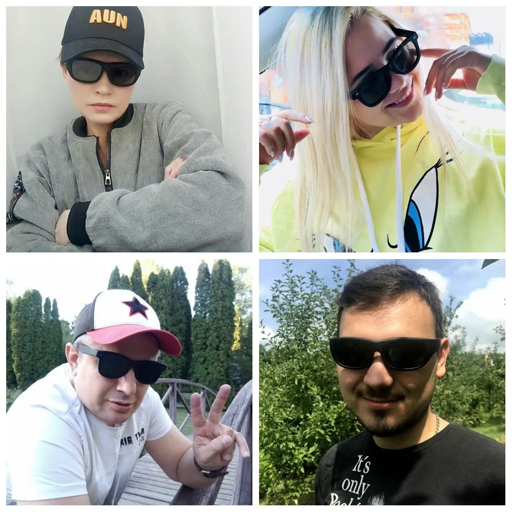 Online 2020 Original Design Sunglasses LCD Polarized Lenses Electronic Transmittance Mannually Adjustable Lenses Sun glasses Vintage