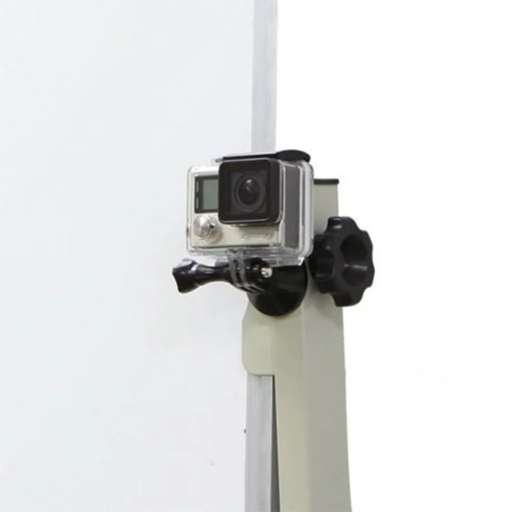 1 Piece 3-Prong Magnet Metal Magnetic Pedestal Tripod Mount Adapter Holder For Go pro