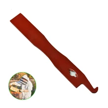 3 в 1 многофункциональные инструменты для ульев и пчеловодства из нержавеющей стали красный скребок обжимной инструмент подъемник и скребок для пчеловодов