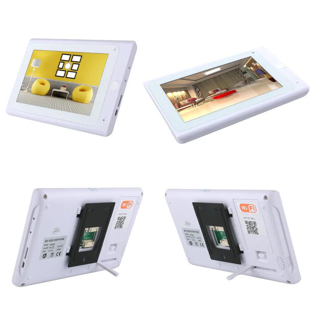 US $100.57 7 Inch Wireless Wifi Smart Ip Video Door Phone Intercom System With 1x1200tvl Wired Doorbell Camerasupport Remote Unlock