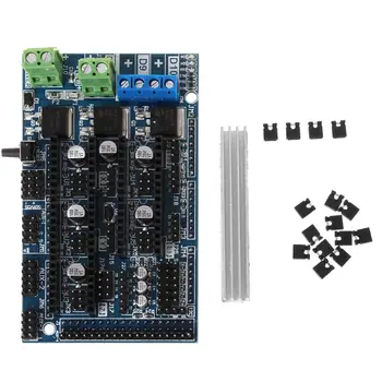 

3D Printer Expansion Controller Board Panel with Heatsink for Ramps 1.6 Shield Upgrade Base On Ramp 1.4 1.5
