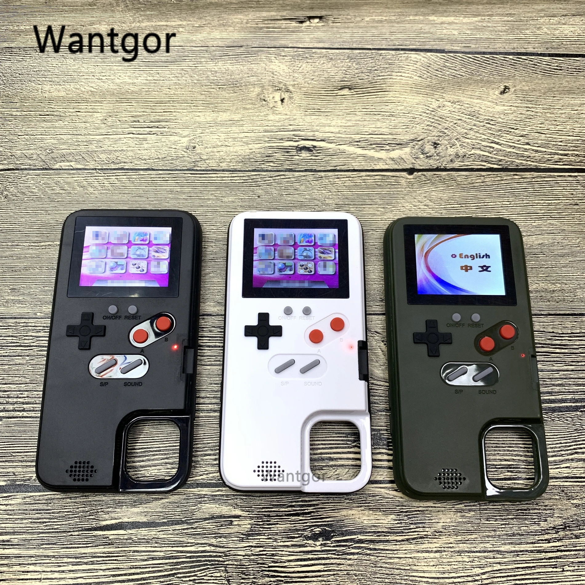 Günstige Volle Farbe Display 36 Klassische Spiel Für iPhone 11 Pro X XS Max XR 6S 6 7 8 Plus telefon fall Game boy Weiche Silikon Abdeckung coque