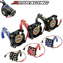 Xrsracing 5-9V 15000RPM Waterproof RC Cooling 4D Radiator Cover CNC Side Radiator Bracket RC 40-42mm motor Hobbywing 4274 1515