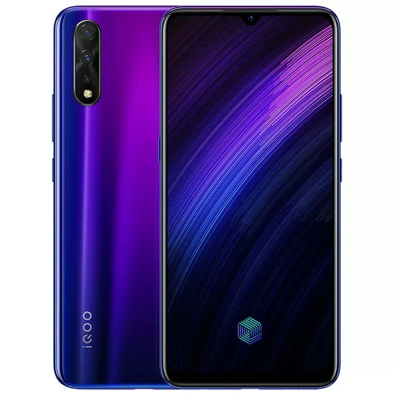 vivo IQOO Neo смартфон 6 ГБ 128 ГБ Android 9 Snapdragon 855 4500 мАч 3 камеры Super Amoled 6,3" экран мобильного телефона - Цвет: Purple