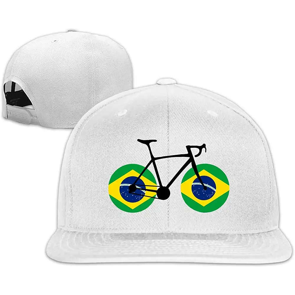 Бразильский флаг велосипед мужчины/женщины бейсболки, унисекс хип-хоп бейсболки