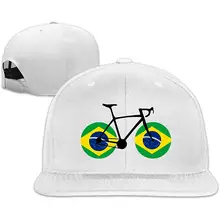 Бразильский флаг велосипед мужчины/женщины бейсболки, унисекс хип-хоп бейсболки