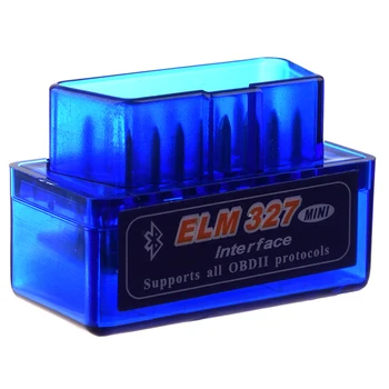 

ELM327 Latest Version V2.1 Bluetooth Super Mini ELM327 OBD2 II Scan Tool Car Auto Diagnostic Tool for Windows (blue)