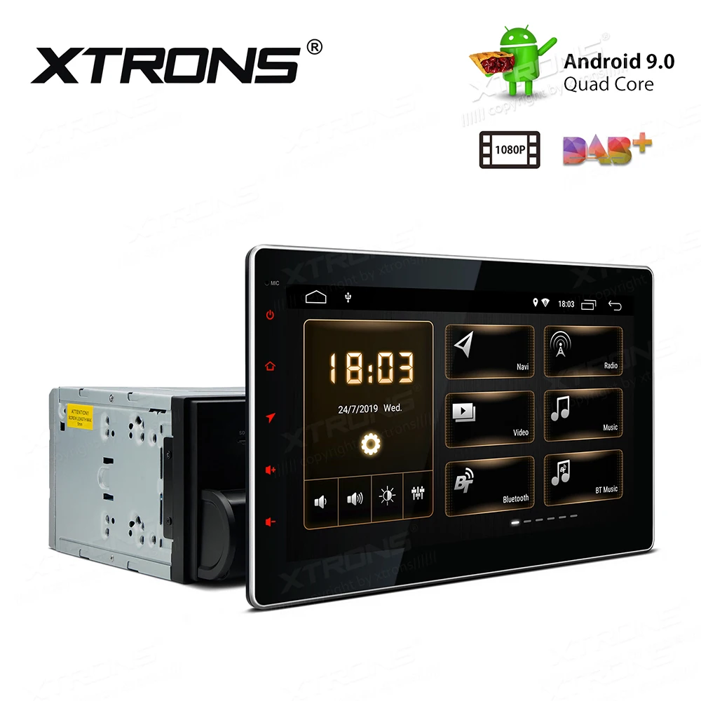 Cheap XTRONS Universal 10.1" Head Unit Android 9.0 Car Multimedia Player Radio Stereo 1080P Video Steering wheel GPS RCA OBD NO DVD 1 Cheap XTRONS Universal 10.1" Head Unit Android 9.0 Car Multimedia Player Radio Stereo 1080P Video Steering wheel GPS RCA OBD NO DVD 1